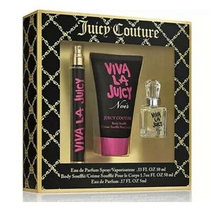 Juicy Couture Noir, gift set.